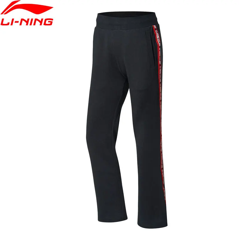 (Код Break) Li Ning женские трендовые спортивные брюки из 87% хлопка 13% полиэстера с