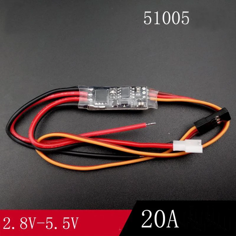 1S 20A мини односторонний ESC для радиоуправляемых самолетов фиксированных крыльев