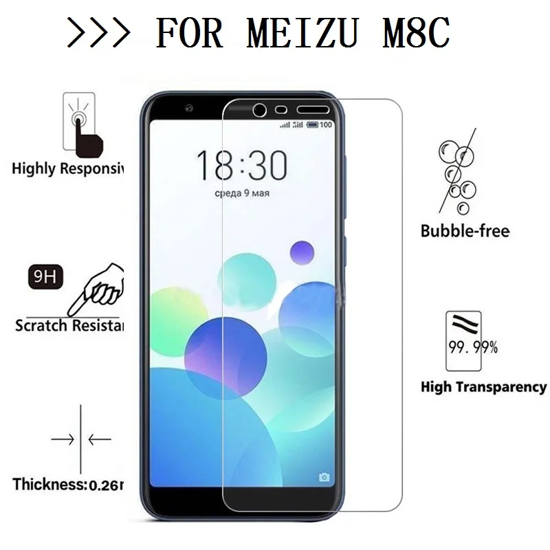 Закаленное стекло премиум класса для Meizu M8/M8 LITE защитная пленка из закаленного