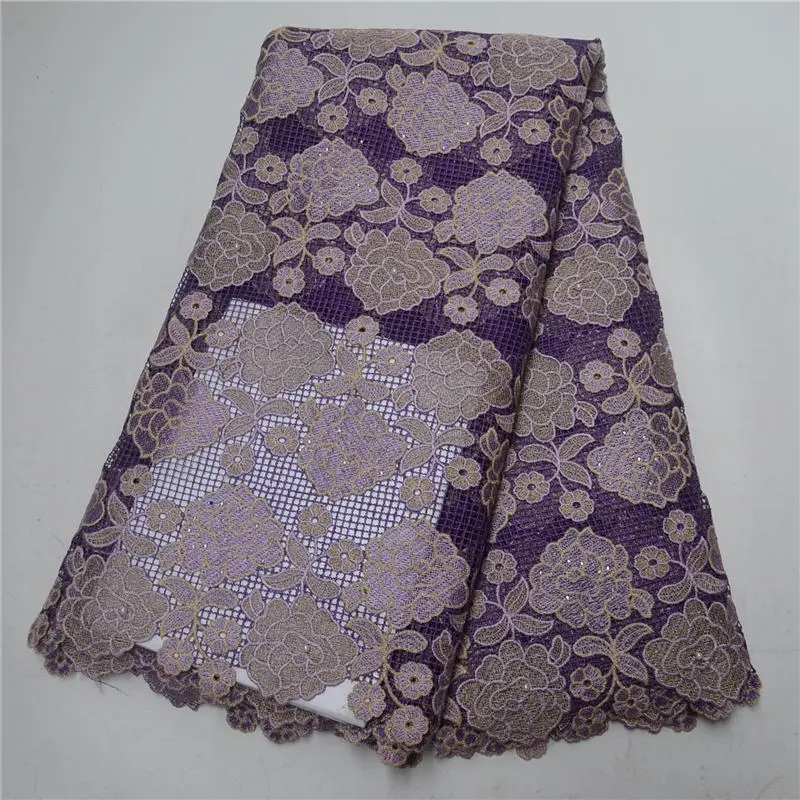 African Chemical Lace Fabric Water Soluble Nigerian Guipure Cord Laces Wedding Dress Beaded Fabric-LP30 | Дом и сад