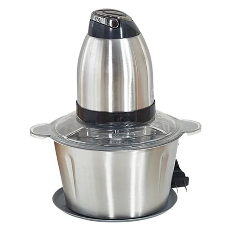 Электрическая двухскоростная Мясорубка из нержавеющей стали с вилкой Стандарта