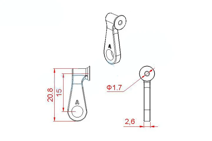 Алюминиевый сплав 380/радиус управления коромыслом комплект поднятия головки