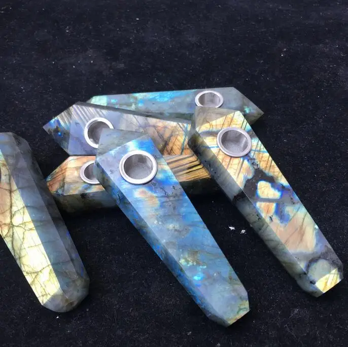 7 шт. натуральная Лабрадорит точка драгоценный камень свет кварца кристалл