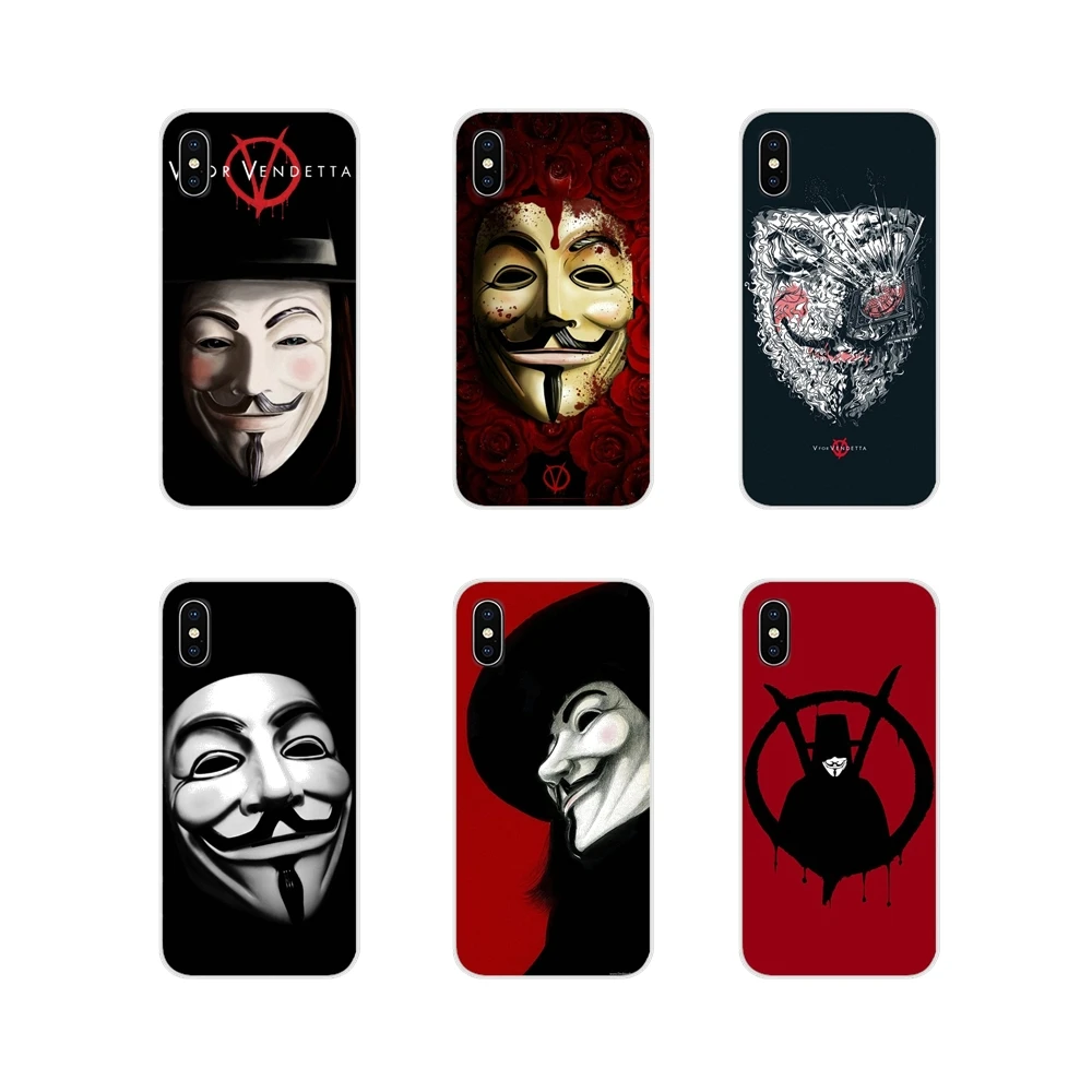 Аксессуары чехлы для телефонов Чехлы V Vendetta Samsung A10 A30 A40 A50 A60 A70 Galaxy S2 Note 2 3 Grand Core Prime |