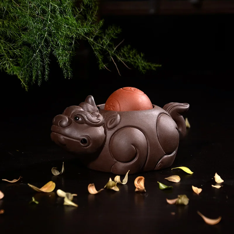 Солдатские золотые жабы Статуэтка украшение дома бутик чай Домашние животные