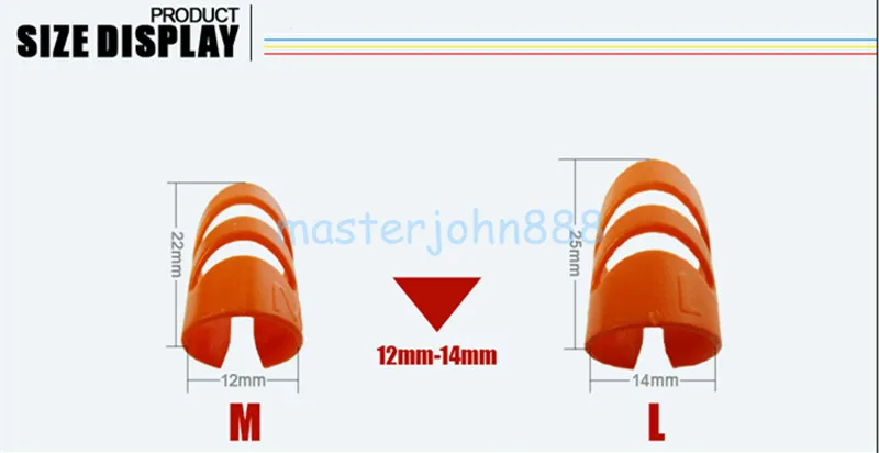 10 шт 5 цветов Аляска Средний/Большой Размеры палец Стиль медиаторы для