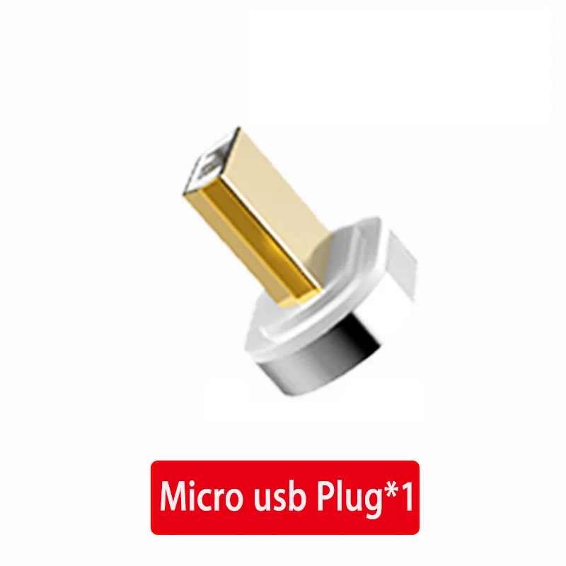 Only Micro Usb Plug 1 м 2 м Магнитный зарядный кабель для телефона Магнитный кабель type C кабель usbc Micro Usb Быстрая зарядка для samsung Galaxy Note 10 Plus S10 Tipe C - Цвет: Only Micro Usb Plug