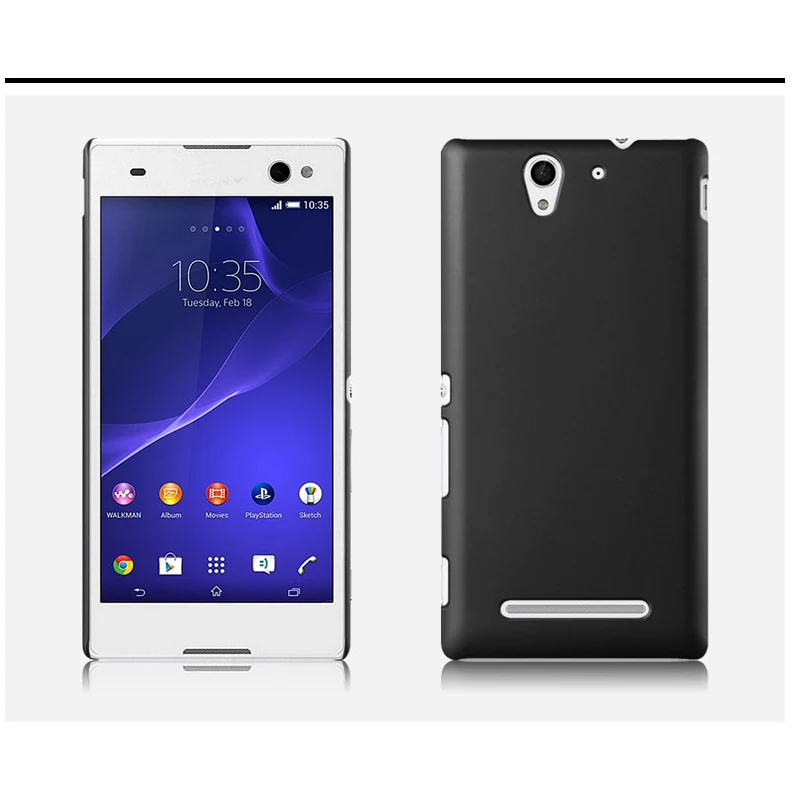 Модный матовый резиновый жесткий чехол для Sony Xperia C5 Ultra C4 E5333 C3 Dual D2533 накладка с