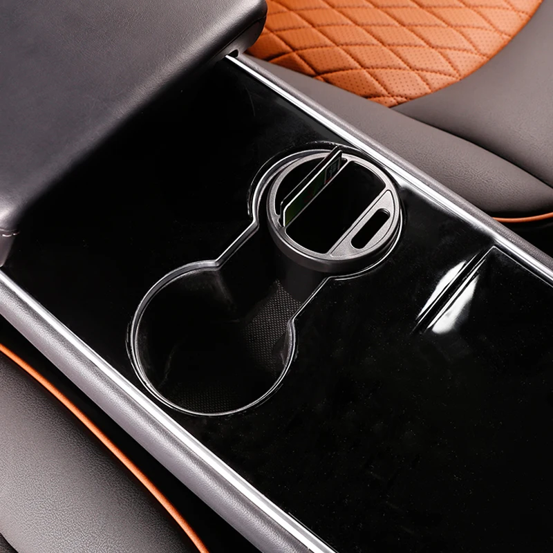 Модифицированная чашка для воды многофункциональная хранения карман карты Tesla