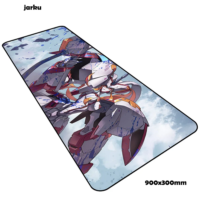 Коврик для мыши darling in the franxx, 900x300 мм, Подарочный Коврик для компьютерной мыши, игровые аксессуары, коврик для мыши на Хэллоуин, клавиатура, pc gamer
