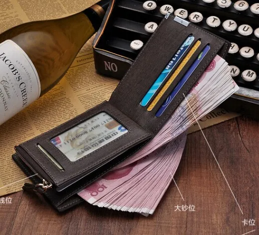Новинка многофункциональные мужские кошельки 3 вида цветов мужской кошелек из