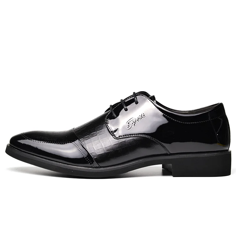 COSIDRAM/Мужская официальная обувь с острым носком Новинка 2018 года модельные туфли в