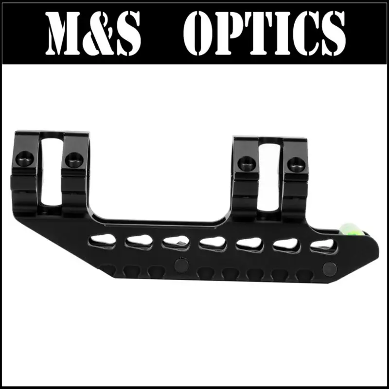 Трубчатое наклонное крепление 30 мм с пузырьковым уровнем Пикатинни 20 кольцо