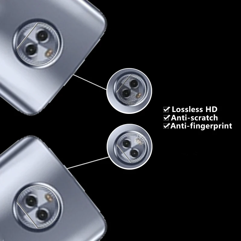 HD Прозрачная задняя камера защитная пленка из закаленного стекла для Motorola MOTO X4 (4