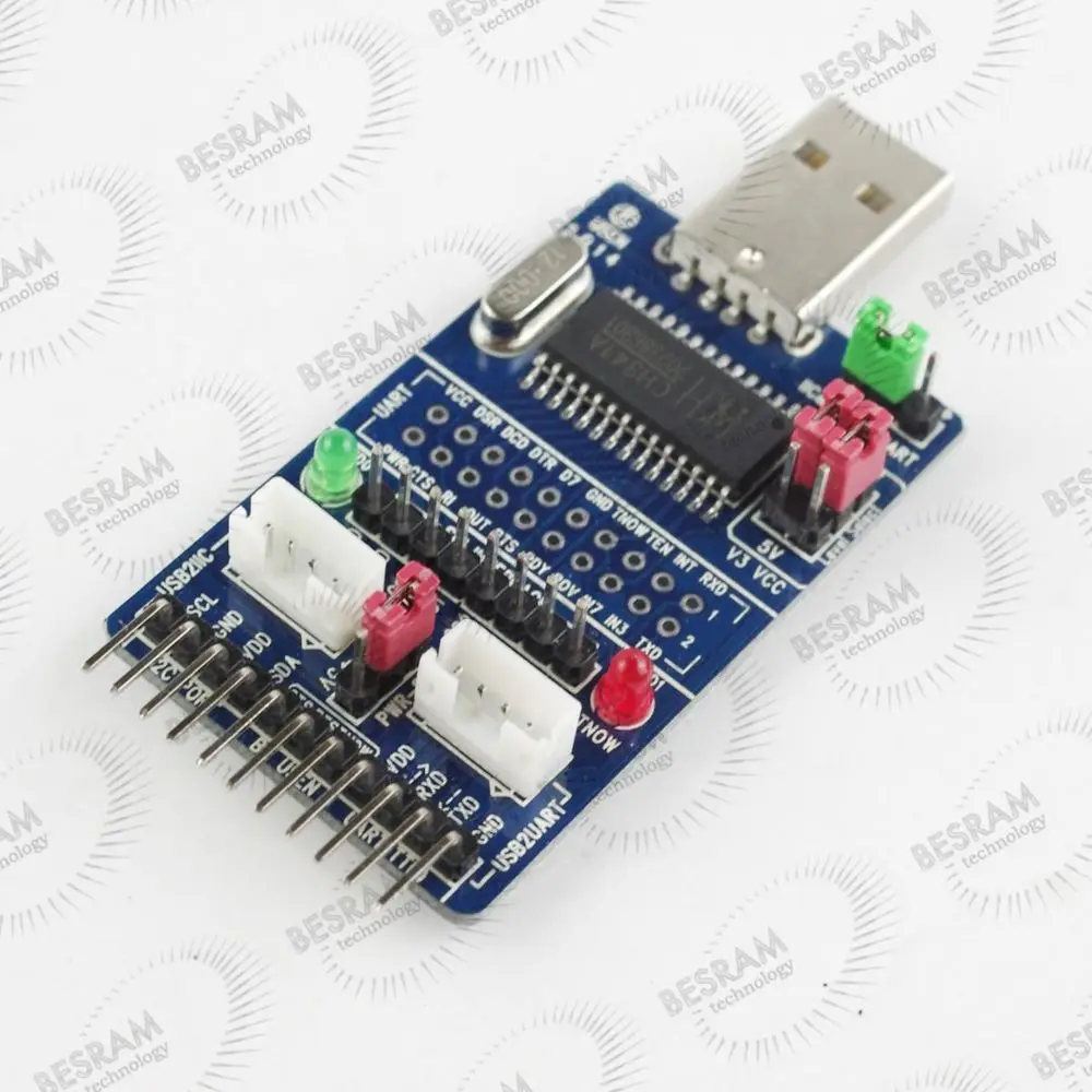 ALL IN 1 USB to SPI/I2C/IIC/UART/TTL/ISP serial Adapter | Инструменты