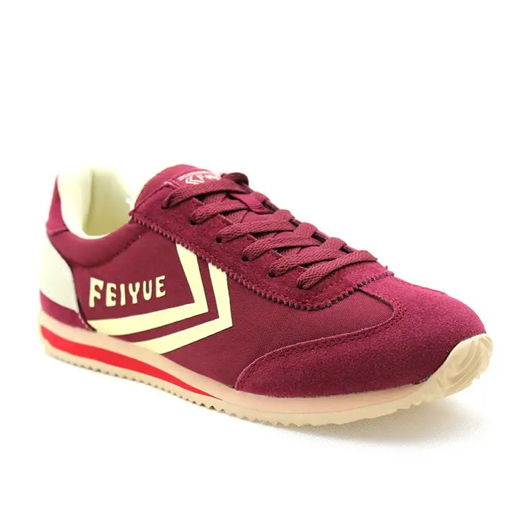Feiyue X skfeiyue обувь новая обувь из натуральной кожи обувь кунг-фу обувь для боевых искусств и Женские кроссовки, обувь для тренировок - Цвет: Red shoes
