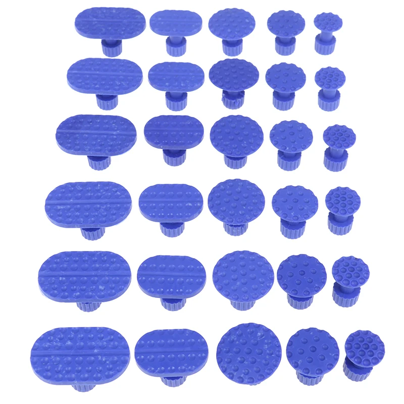 

30 pcs Suction Cups use for Remove Hail Pits Sets Car Paintless Dent Repair Puller Tools Glue for Slices DIY Hand Tools Kit