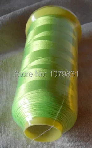 Бесплатная доставка яркий неоновый цвет вышивка нить для шитья 5000 м/конус