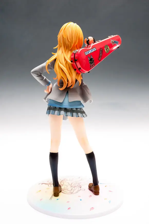 Японское аниме фигурка ваша лежа в апреле Kaori Miyazono скрипка мультфильм кукла ПВХ японская фигурка аниме