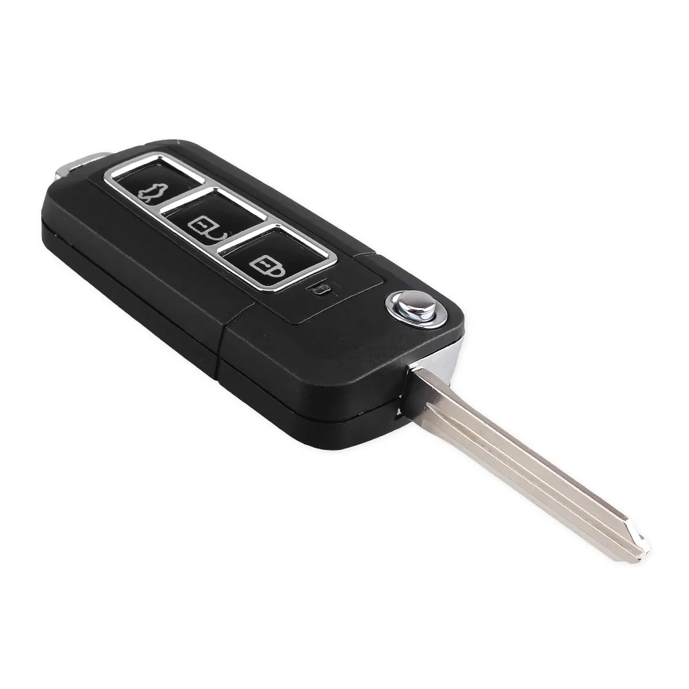 KEYYOU 3 кнопки модифицированный дистанционный Складной автомобильный ключ