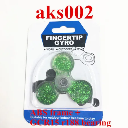 1pc Green 1 шт. хрустальный шар зыбучий песок Спиннер блестки Tri-spinner дрейф песок ручной Спиннер поток песок фигет Спиннер EDC гироскоп игрушка - Цвет: 1pc Green