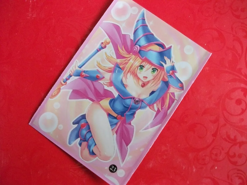 100 шт./лот 62x89 мм рукава для карт аниме японских девочек защита Yu Gi Oh cards1|Настольные