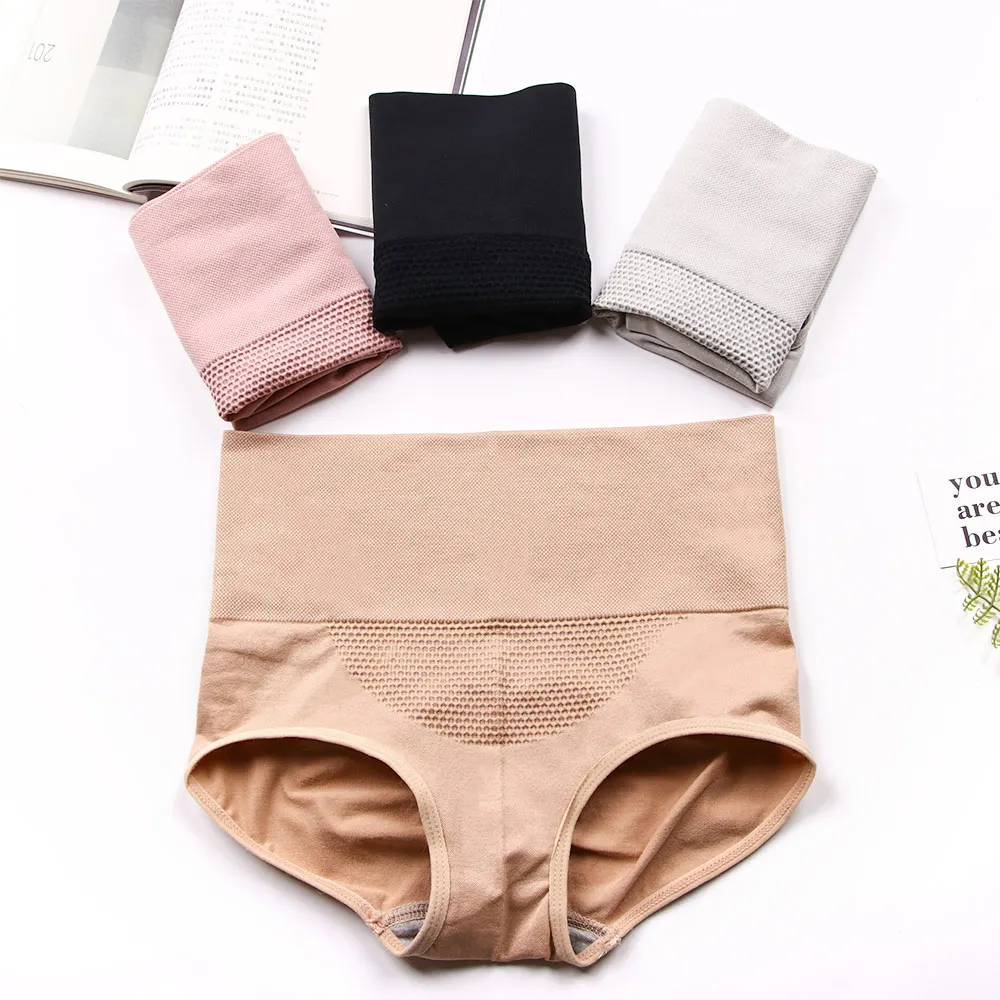 Женские Бесшовные Трусики с высокой талией для похудения спортивные шорты