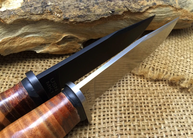 2 варианта! KA-BAR USN MK1 туристический нож с фиксированным клинком 7Cr17Mov лезвие
