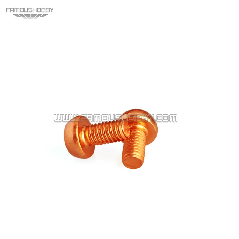 Famoushobby Бесплатная доставка Новинка M3X10mm 7075 кнопки из алюминиевого сплава