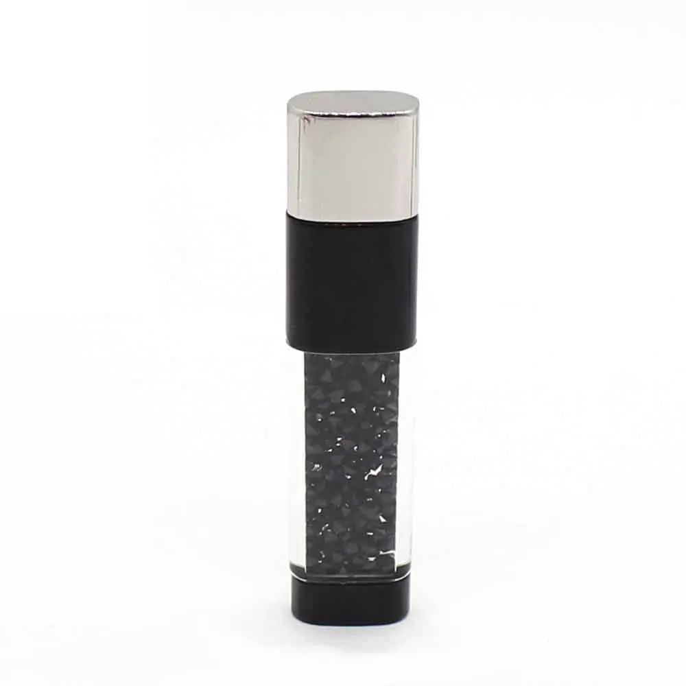 black diamond Модный Блестящий Кристалл флеш-диск USB 2,0 32 Гб разноцветные блёстки Pendrive 128M 4GB 8GB 16GB 32BGB 64GB карта памяти U диск - Цвет: black diamond