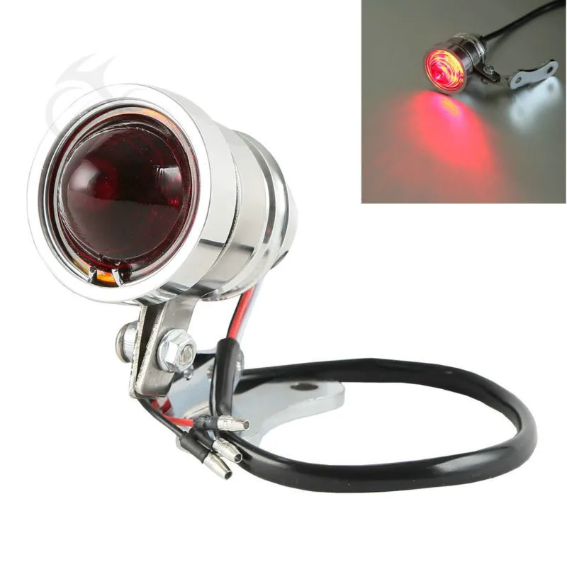 

Motorcycle Bullet LED Tail Light For Harley Chopper Bobber Custom
