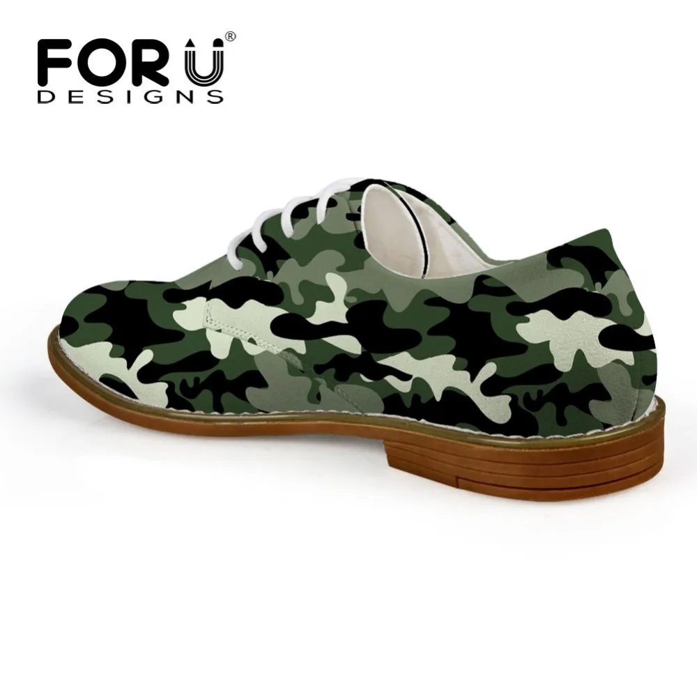 FORUDESIGNS/осень г. Новые мужские повседневные кожаные туфли мужские туфли без каблуков на шнурках модные камуфляжные оксфорды обувь для мужчин комфорт