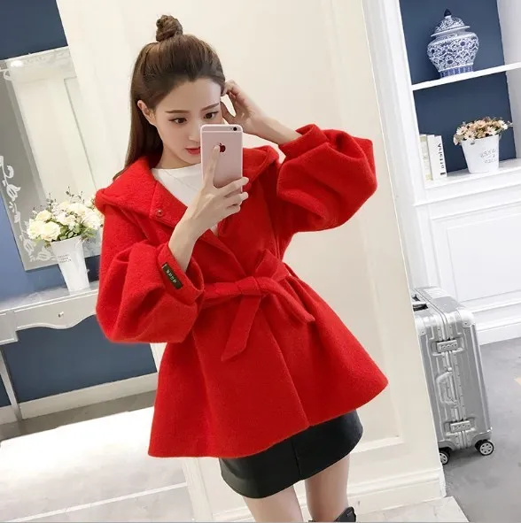 Женский Короткий плащ в английском стиле куртка и пальто с рукавами фонариками