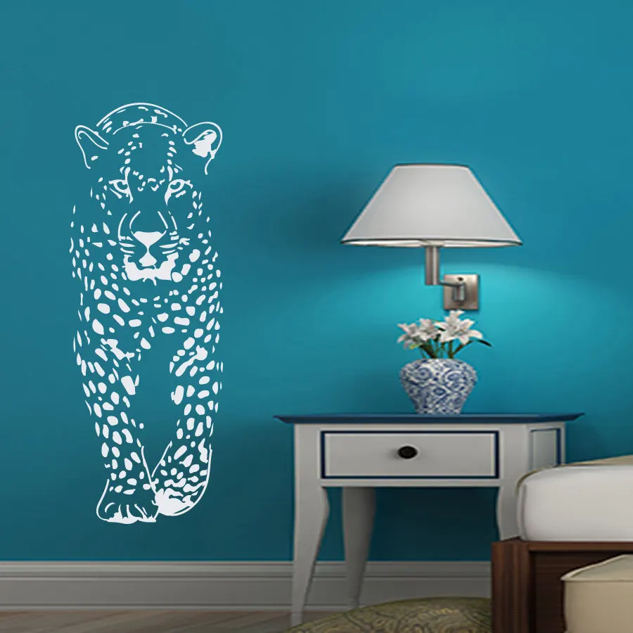 Гепард съемные наклейки на стену для питомника дома спальни водонепроницаемые