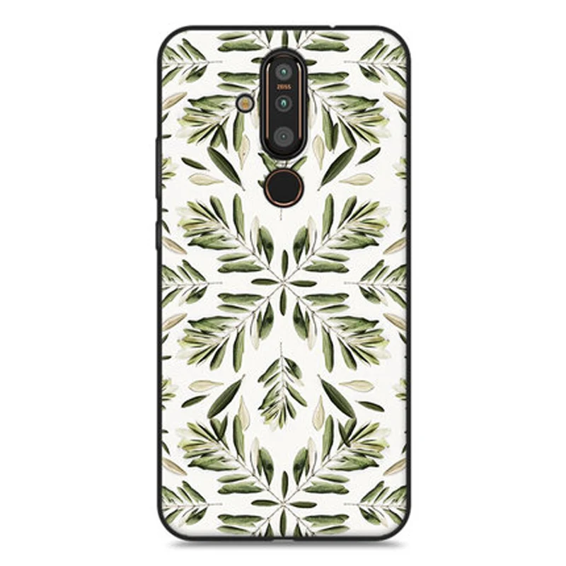 Чехол Funda для Nokia 8 1 plus мягкие силиконовые чехлы из ТПУ с мультяшным рисунком + 2019