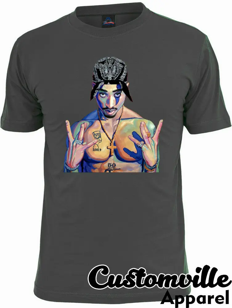 Модная футболка Tupac 2019 2Pac All Eyez On Me рубашка в стиле хип хоп с концертом Легенда Thug