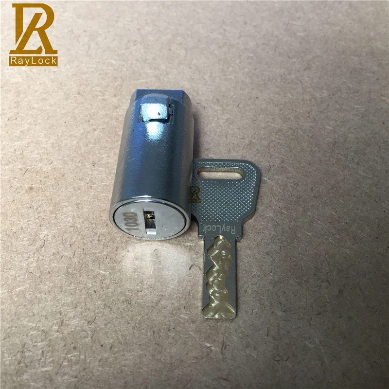 Цилиндрический замок RayLock key alike из цинкового сплава для закусок торговый автомат
