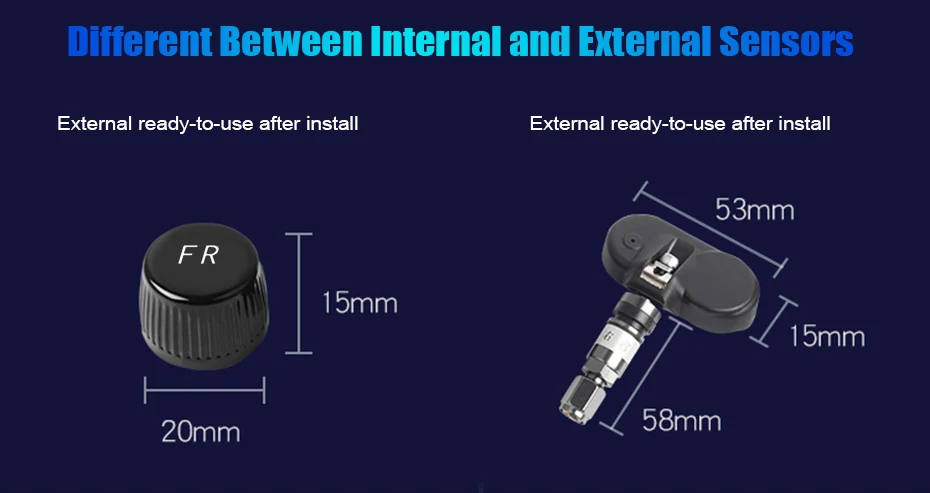 ANCEL TPMS датчик давления в шинах Система мониторинга Мощность Универсальный беспроводной в режиме реального времени дисплеи 4 Температура давления в шинах Солнечная