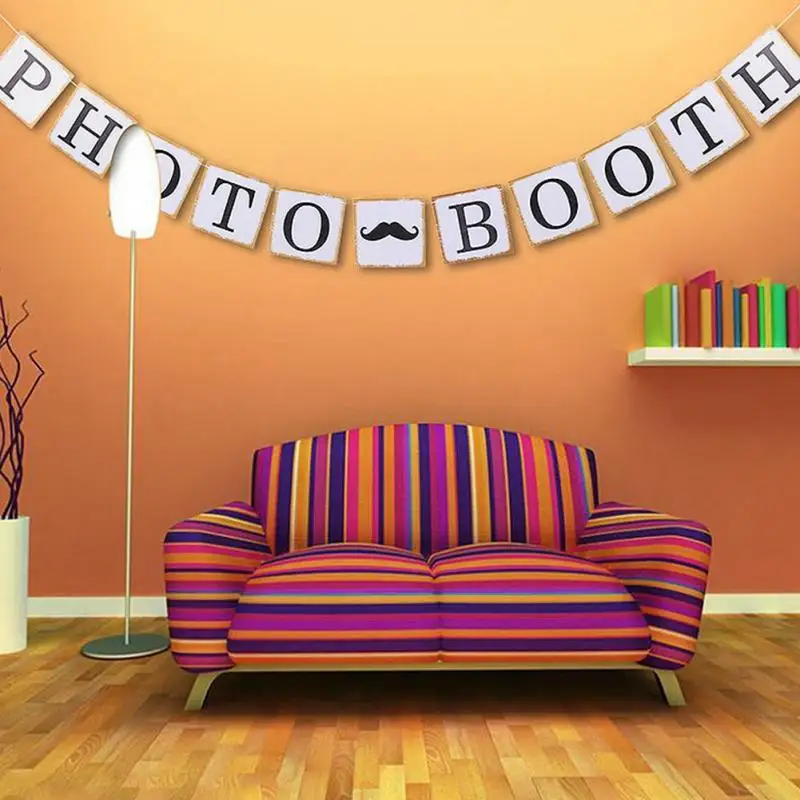 Элегантные свадебные украшения события поставки женат Свадьба Бантинг Баннер