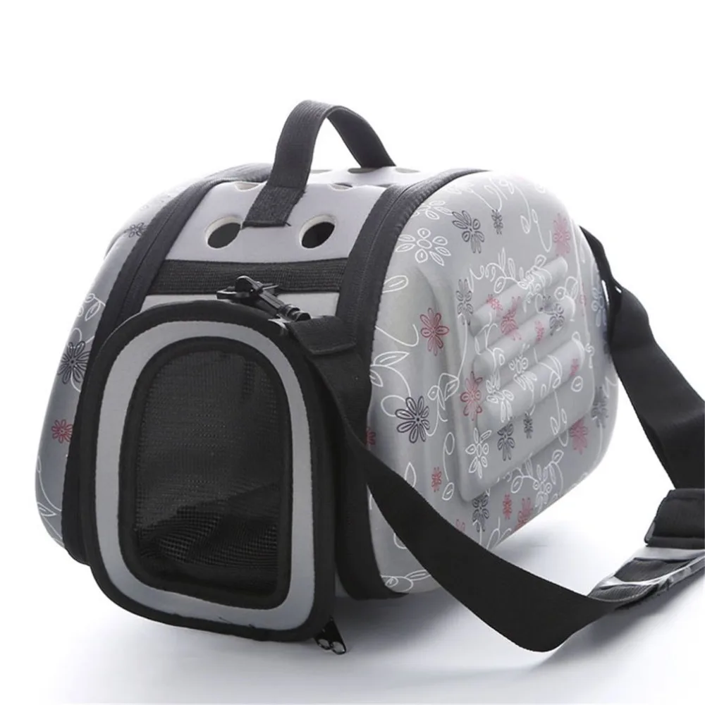 Складной EVA Pet Carrier Puppy Dog Cat Открытый Дорожная сумка для маленьких собак домашних