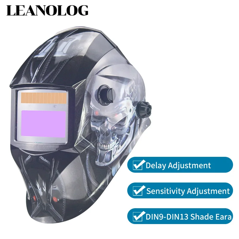 Маска Wlding с автоматическим затемнением на солнечной батарее шлем крышка