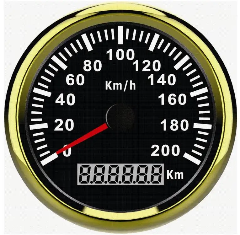85 мм 200 км/ч автоматический нержавеющий GPS Спидометр Водонепроницаемый цифровой