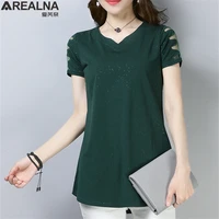 summer funny shining t shirts short sleeve lace splice t shirt women tops plus size casual tee shirt femme camisetas mujer m 4xl