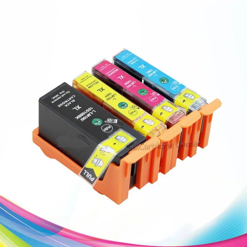 Картридж чернильный совместимый с Lexmark PRO205 PRO705 PRO805 PRO905 PRO901 PRO209 707 709 100XL 105XL 108XL 4