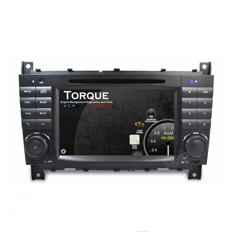 Автомобильный DVD плеер PX5 Восьмиядерный процессор 7 дюймов 1024x600 Android 10 для Mercedes/Benz C