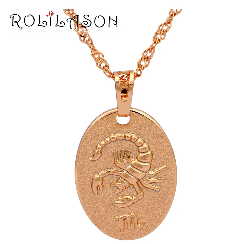Unique 12 Constellation Aquarius design Top Quality gold tone Fashion Jewelry Necklace &amp Pendants LN541 | Украшения и