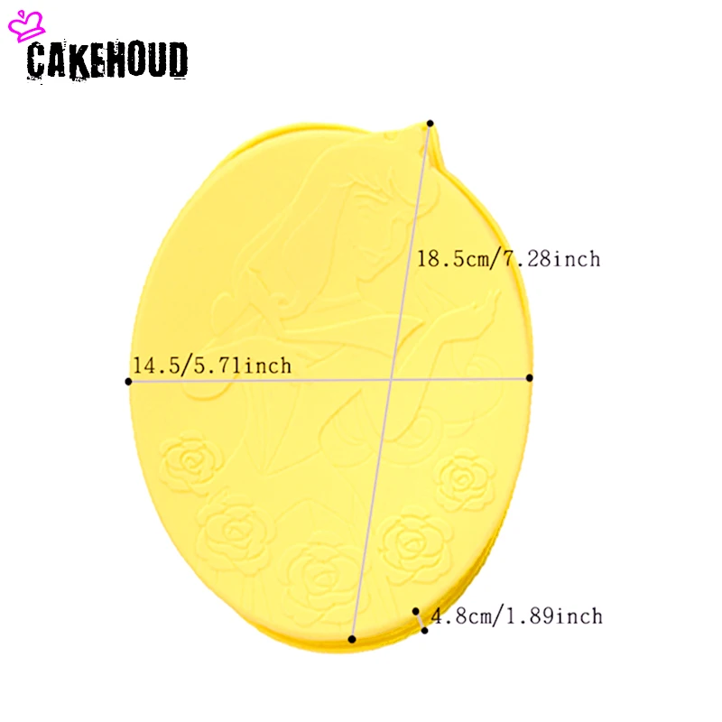 CAKEHOUD 3D Принцесса Аврора торт шоколадная форма инструменты для приготовления