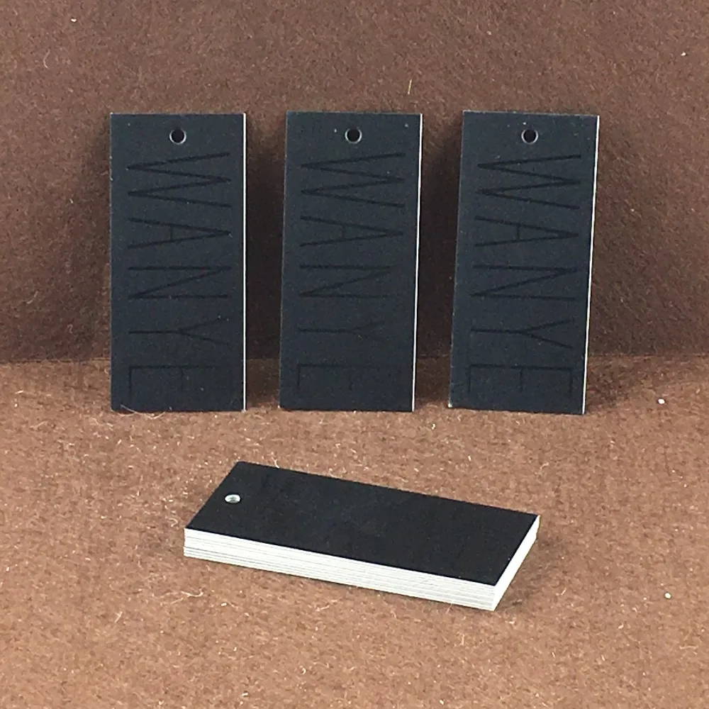 Paper Card Name Round Rectangular Hang Tag Price Garment Clothing Label Custom Logo Print Text 5000Pcs/Lot | Украшения и