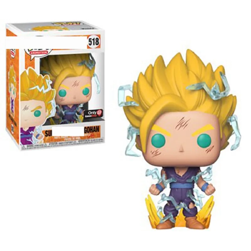 POP Vinyl Dolls Dragon Ball Z Super Saiyan Son of Goku Sun Gohan PVC Action Model Toys Figure Collectible Gift Free Shipping - Цвет: in box Gohan