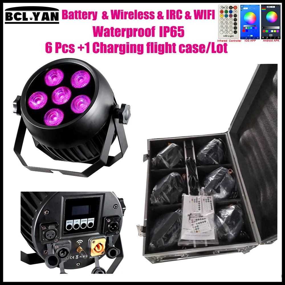 Новый сценический осветительный Стенд 6 pes/flycase для управления телефоном DJ